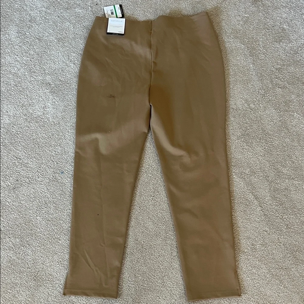 Rafaella Women's Tan Straight Leg Pants, NWT, L